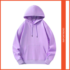 Unisex Solid Hoodies | Spun Fleece 300 GSM | (Pack of 10)