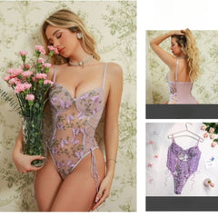 Women's Butterfly Embroidery Versatile & Comfortable Lingerie
