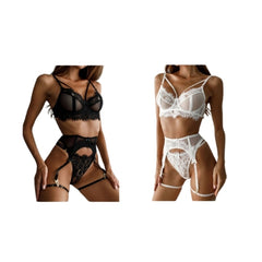 Women's Lace Steel Ring Sling Lingerie