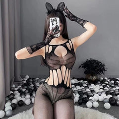 Sexy Backless & Open Crotch Body Stockings