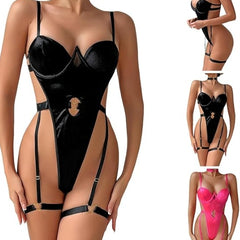 Sexy Lingerie Teddy – Open Crotch Bodysuit for Women