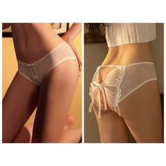 Lace Open-Crotch Panties Mesh Lingerie