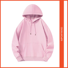 Unisex Solid Hoodies | Spun Fleece 300 GSM | (Pack of 10)