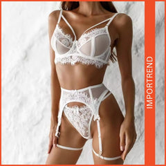 Women's Lace Steel Ring Sling Lingerie
