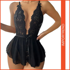 Sexy Lace Backless Lingerie – Bold & Irresistible