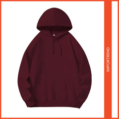 Unisex Solid Hoodies | Spun Fleece 300 GSM | (Pack of 10)