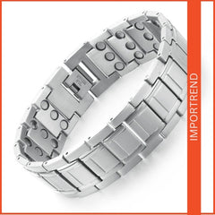 Magnetic Therapy Bracelet with Folding Clasp for Men's