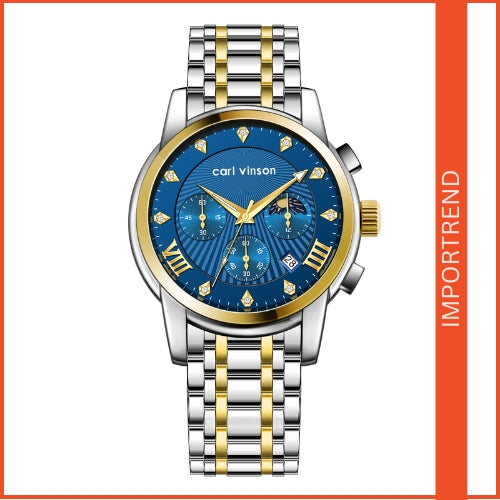 Men's Multi-function Watch Stainless Steel Strap