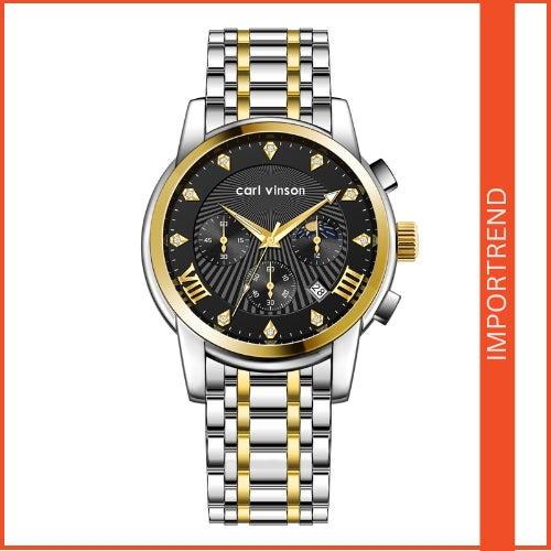 Men's Multi-function Watch Stainless Steel Strap