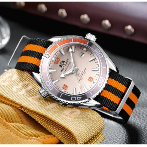 Automatic Classic Canvas Strap Men's Watch