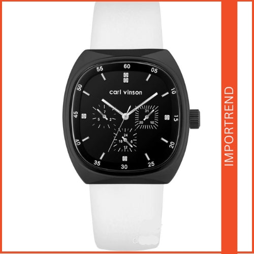 Multifunctional Quartz Men's Watch Thin Silicone Strap