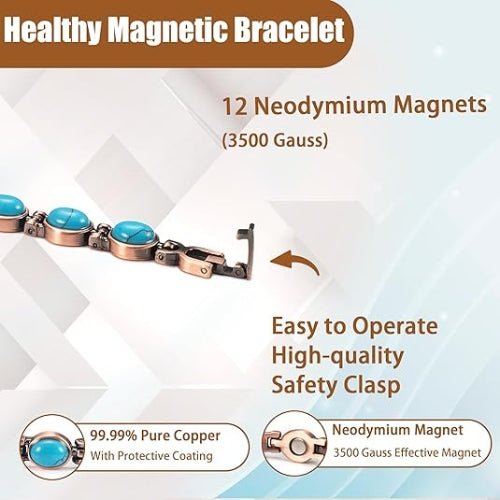 Ultra Strength Magnetic Bracelets for Women & Men