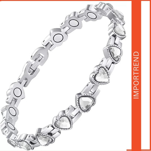 Women's Rhinestone Magnetic Bracelet