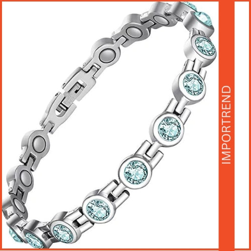 Women's Rhinestone Magnetic Bracelet