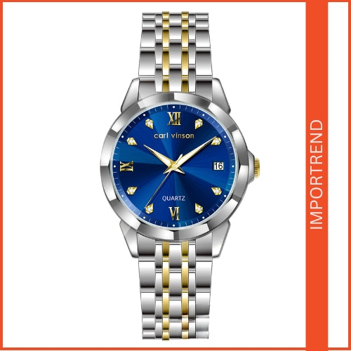 Women's Simple Watch with Diamond Accents