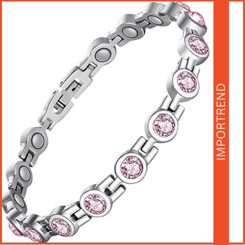Women's Rhinestone Magnetic Bracelet