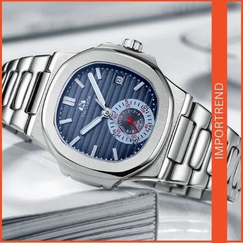 Mechanical Solid Steel Belt Men's Watch