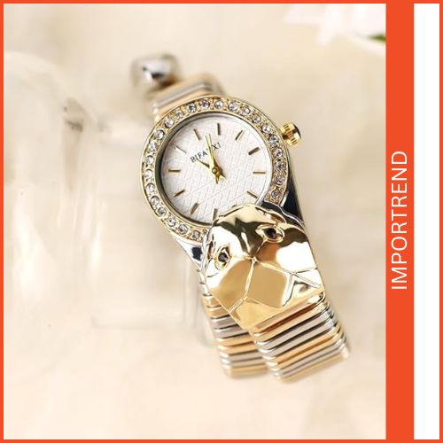 Women's Snake-Shaped Quartz Watch