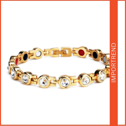 Women's Rhinestone Magnetic Bracelet