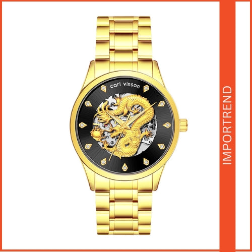 Men's Automatic Mechanical Watch Dragon Design