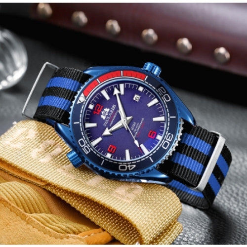 Automatic Classic Canvas Strap Men's Watch