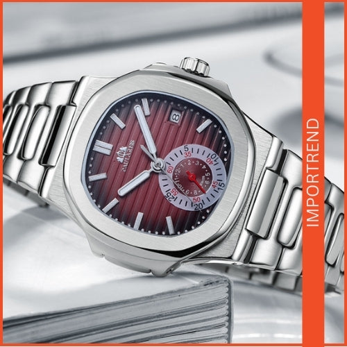 Mechanical Solid Steel Belt Men's Watch
