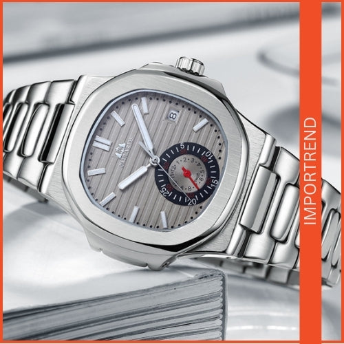 Mechanical Solid Steel Belt Men's Watch