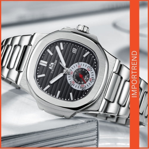 Mechanical Solid Steel Belt Men's Watch