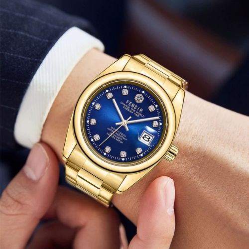 Men's Classic Business Diamond Watch