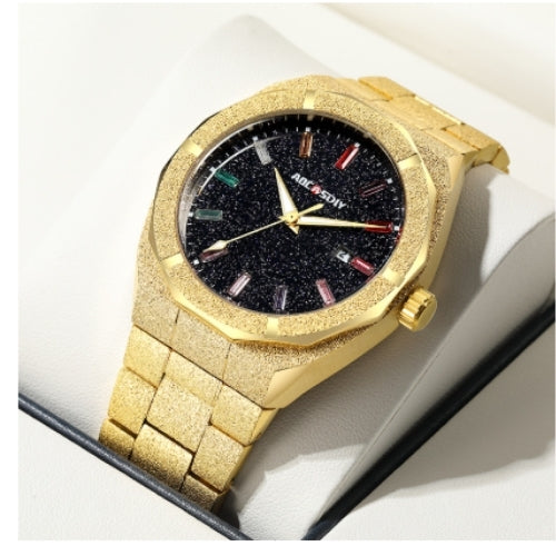 Men's Full Diamond Starry Sky Watch