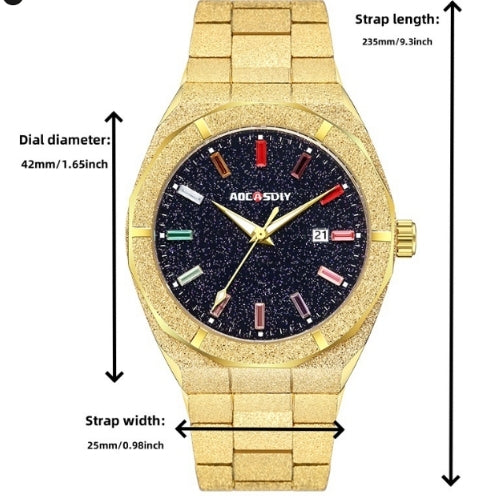 Men's Full Diamond Starry Sky Watch