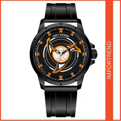 Quartz Watch with Skin-Friendly Silicone Strap