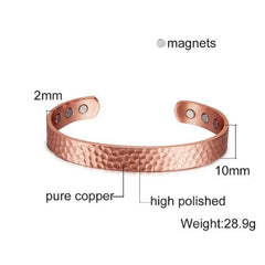 Bracelet with Magnets for Lymphatic Drainage