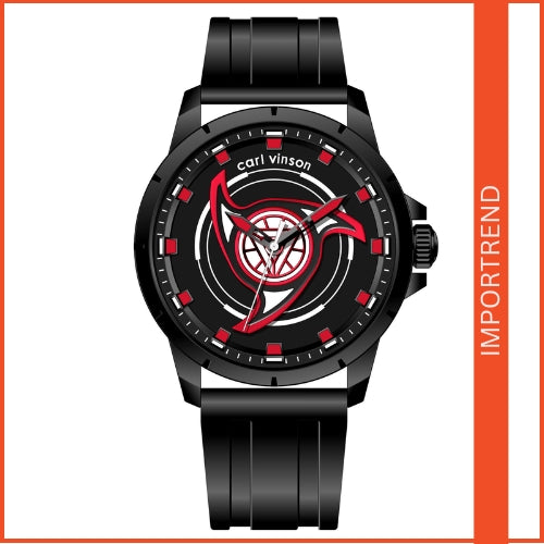 Quartz Watch with Skin-Friendly Silicone Strap