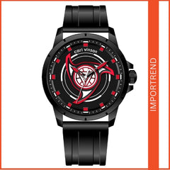 Quartz Watch with Skin-Friendly Silicone Strap