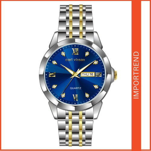 Men’s Quartz Watch with Luminous, Calendar Function
