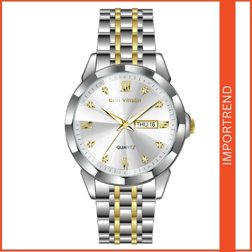 Men’s Quartz Watch with Luminous, Calendar Function