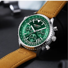 Men's Multifunctional Chronograph, Quartz Movement Watch