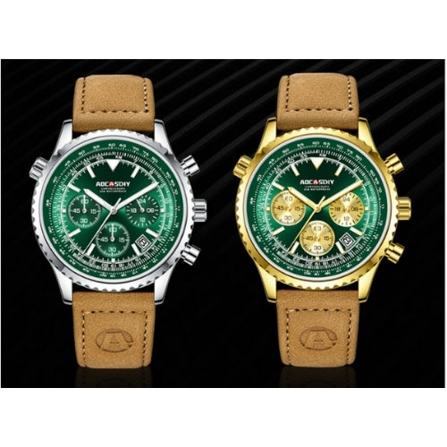 Men's Multifunctional Chronograph, Quartz Movement Watch