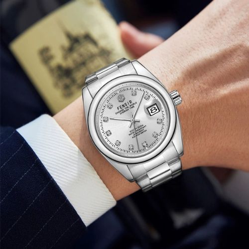 Men's Classic Business Diamond Watch