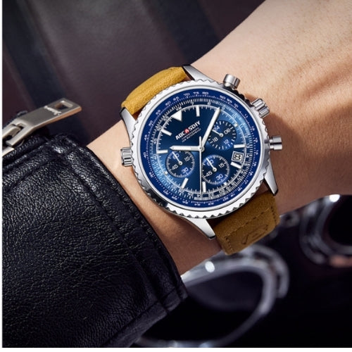 Men's Multifunctional Chronograph, Quartz Movement Watch