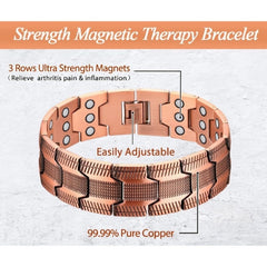 Magnetic Bracelets for Men | Adjustable Length
