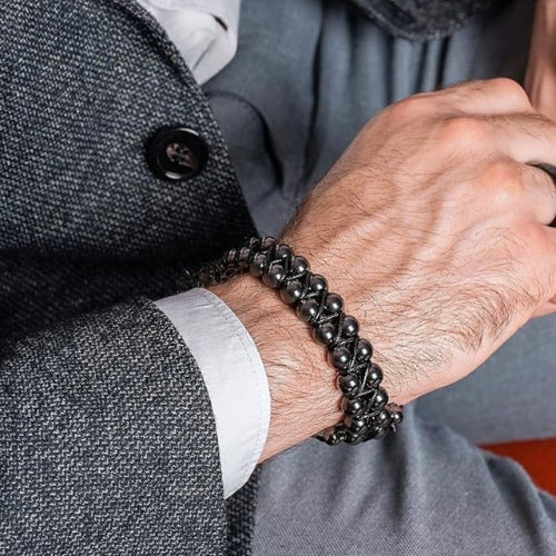 Hematite Magnetic Stones Bracelet