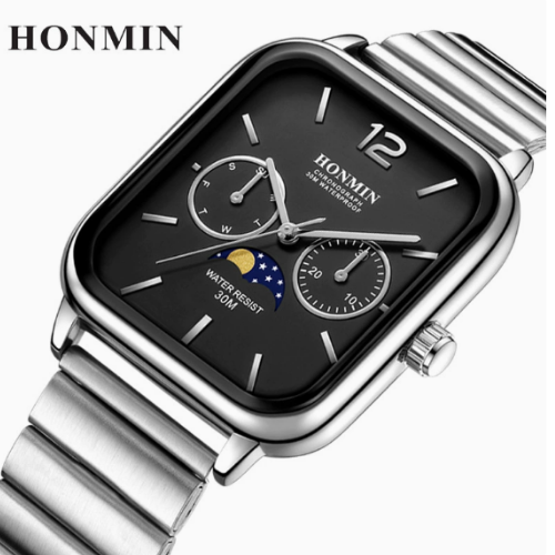 Small Square Multifunctional Quartz Watch