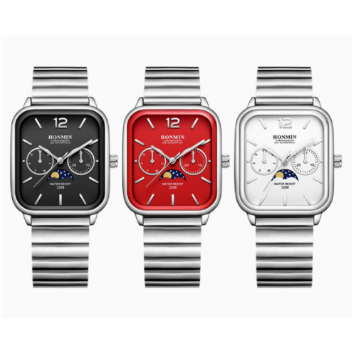 Small Square Multifunctional Quartz Watch