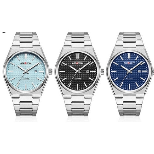 Men's Stainless Steel Band, Analog Display Watch