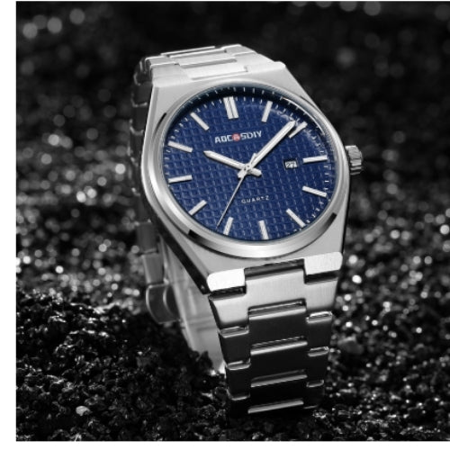 Men's Stainless Steel Band, Analog Display Watch