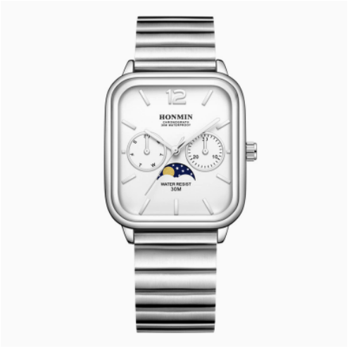 Small Square Multifunctional Quartz Watch