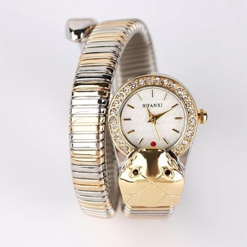 Women's Snake-Shaped Quartz Watch