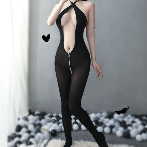 Sexy Temptation Zipper Lingerie set